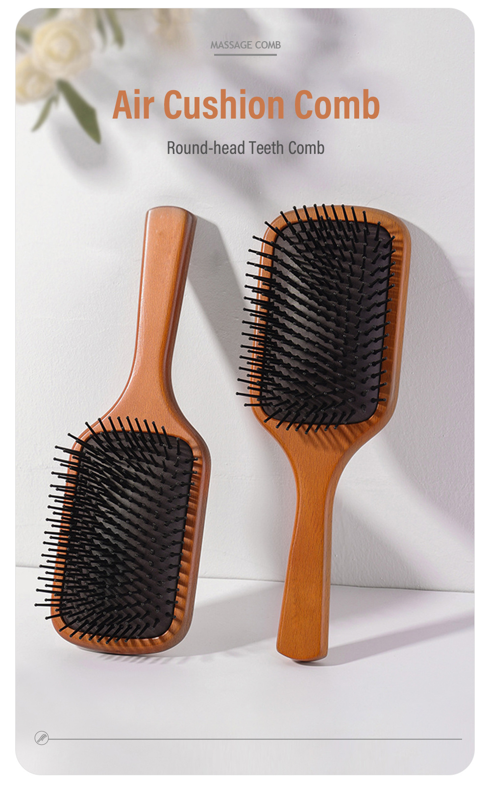 Air Cushion Wooden Hair Styling Comb-1
